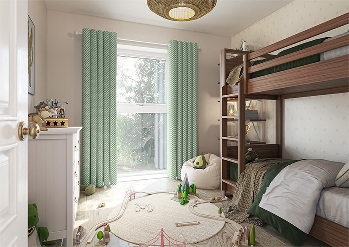 Jaipur, Bottle Green - Made to Measure Curtains - Image 8